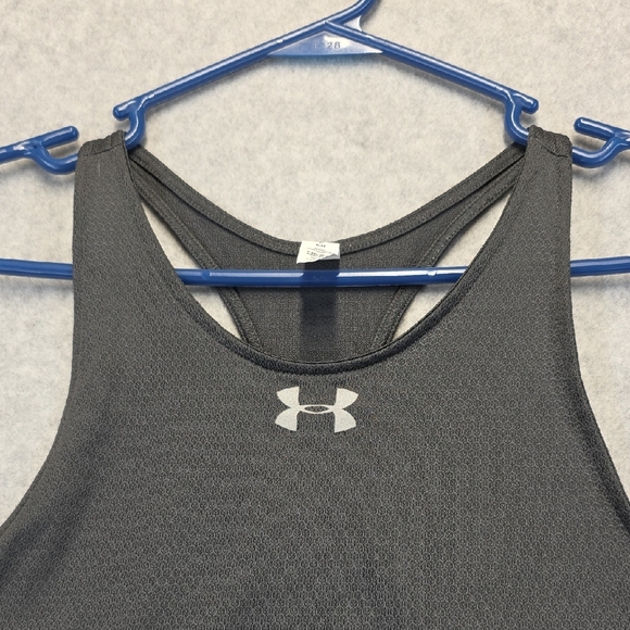 Under Armour Gray Fitted Sleeveless Tank Top - Picture 5 of 9